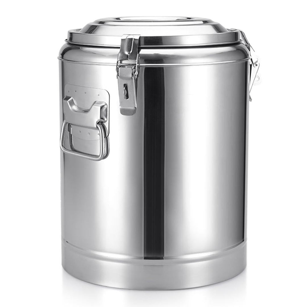 NNEAGS 30L Stainless Steel Insulated Stock Pot Dispenser Hot & Cold Beverage Container