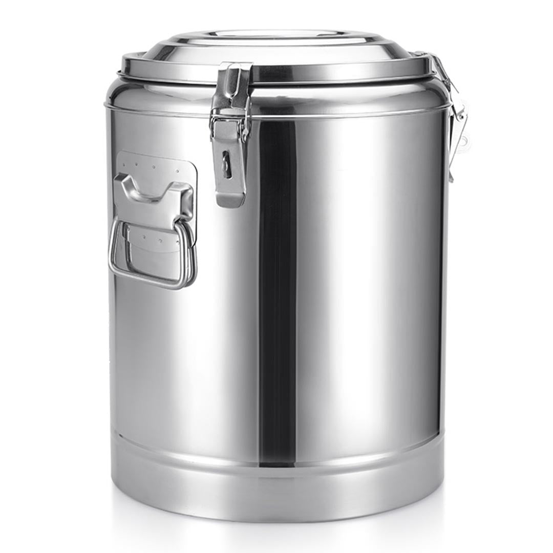 NNEAGS 30L Stainless Steel Insulated Stock Pot Dispenser Hot & Cold Beverage Container
