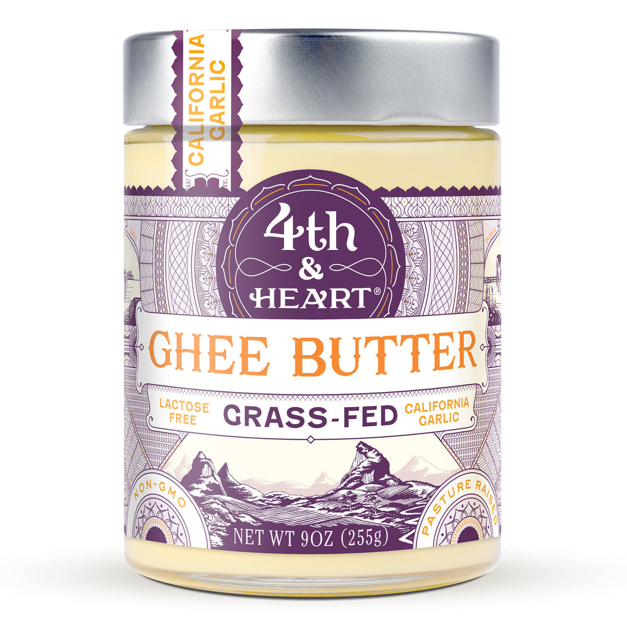 4th & Heart Ghee Butter California Garlic (6x9 OZ)