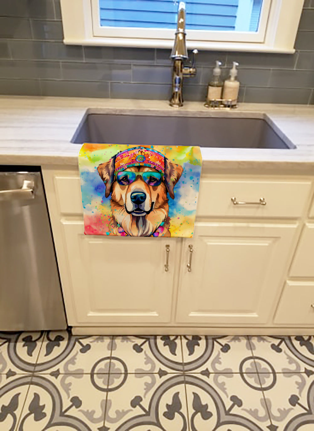 Hippie Dawg Kitchen Towel