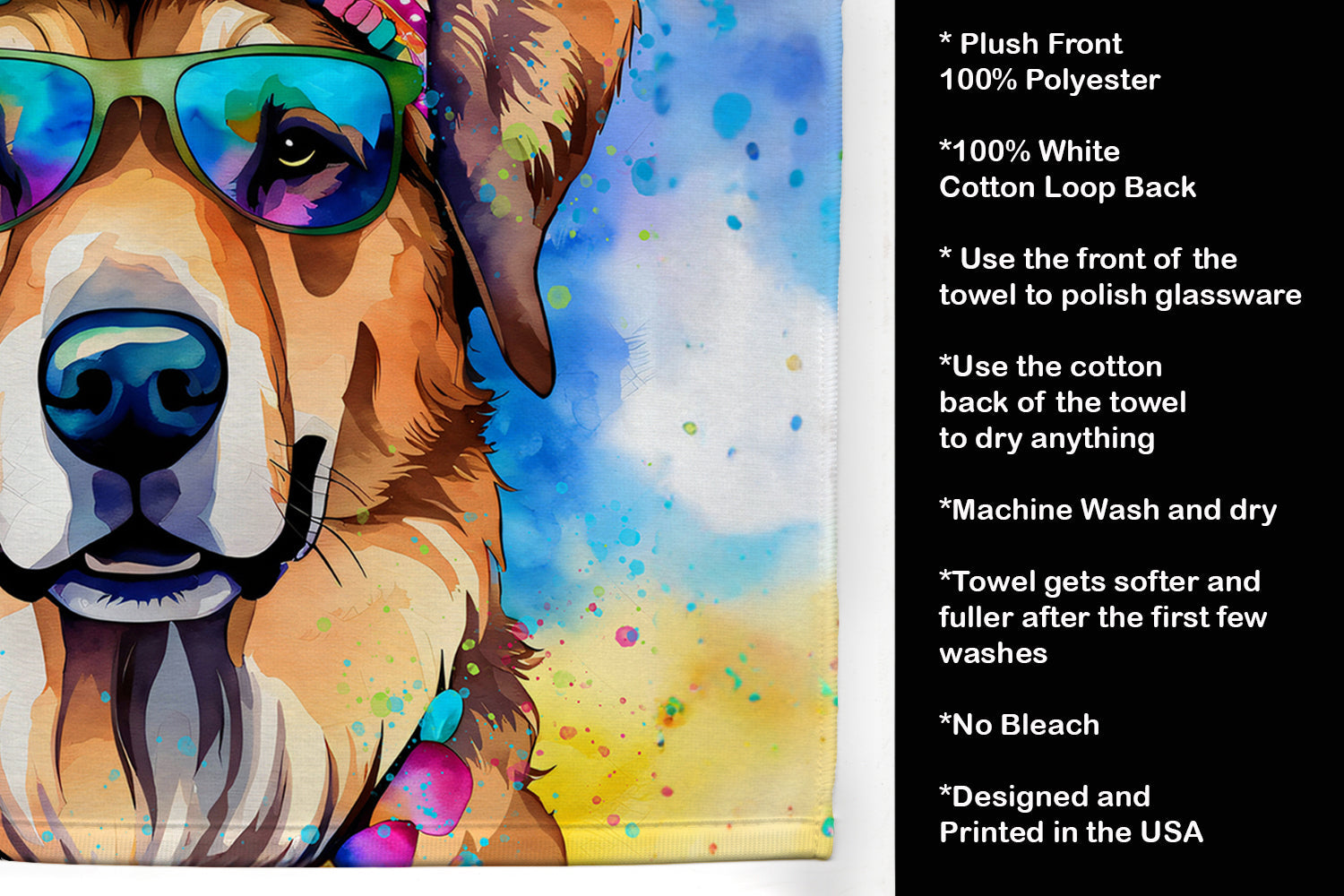 Hippie Dawg Kitchen Towel