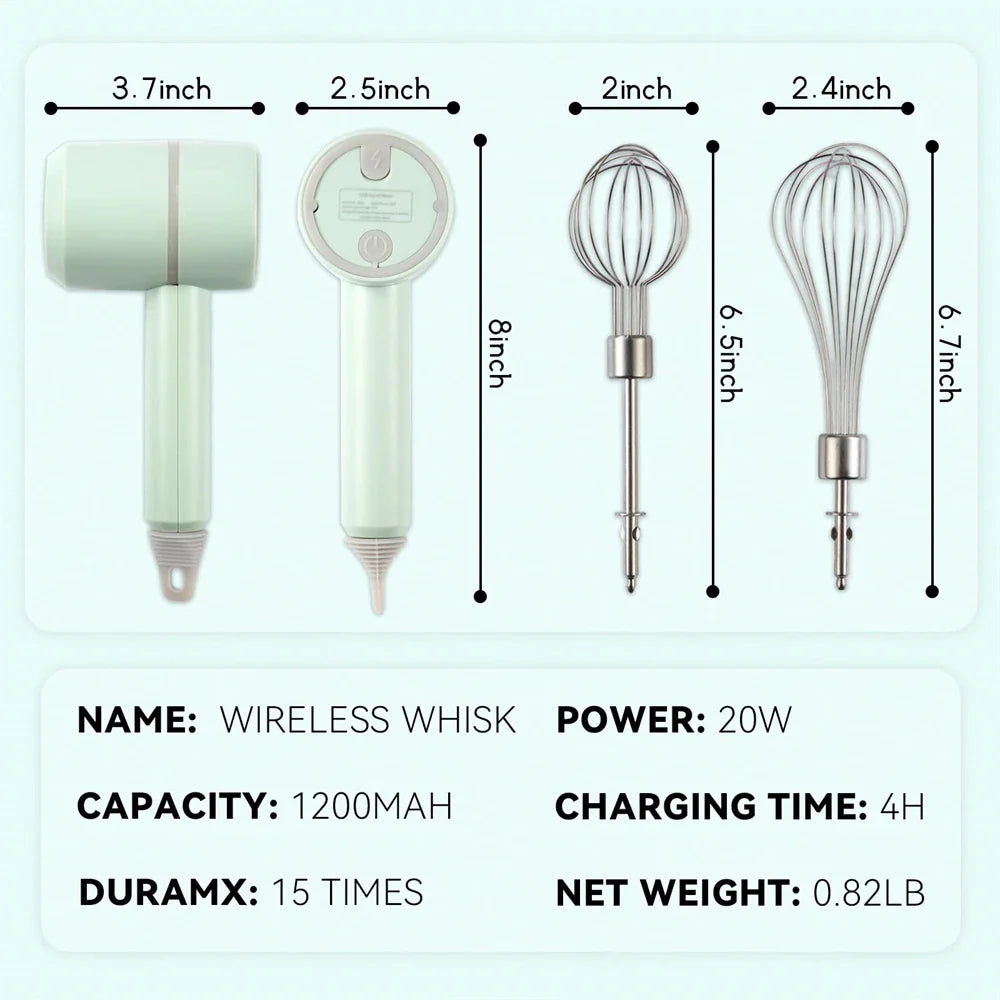 Portable Electric Blender Mixer Set