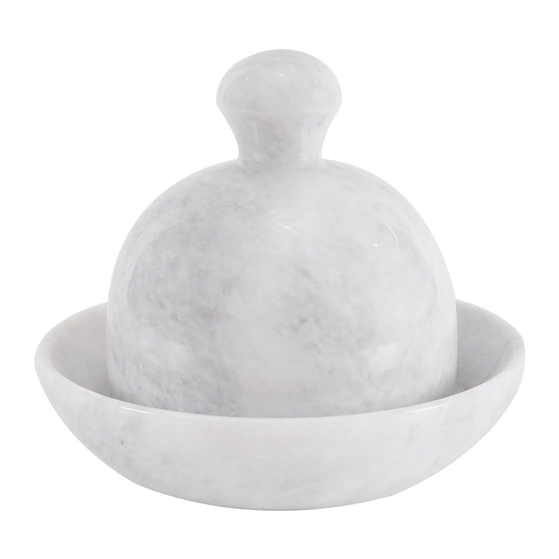 Fancy Marble Butter Dish - Butter Crock